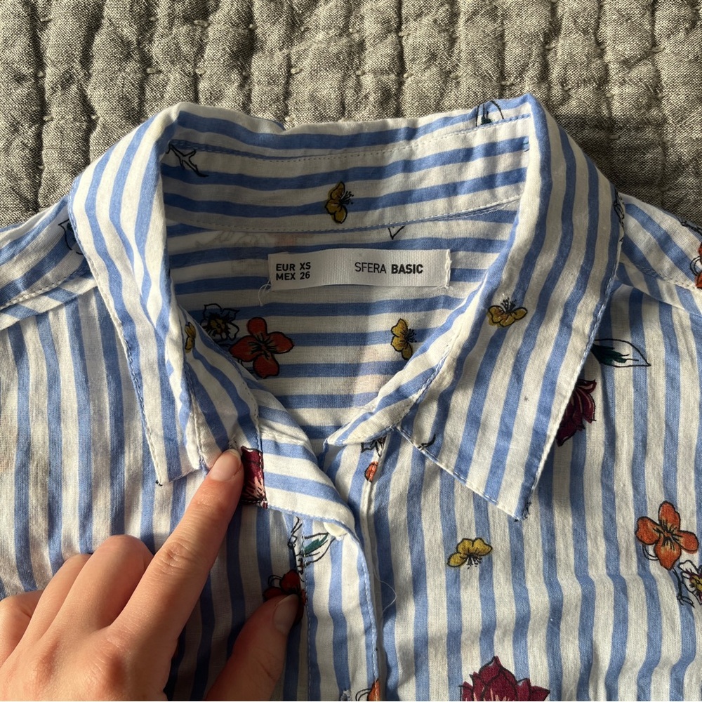Zara button down shirt